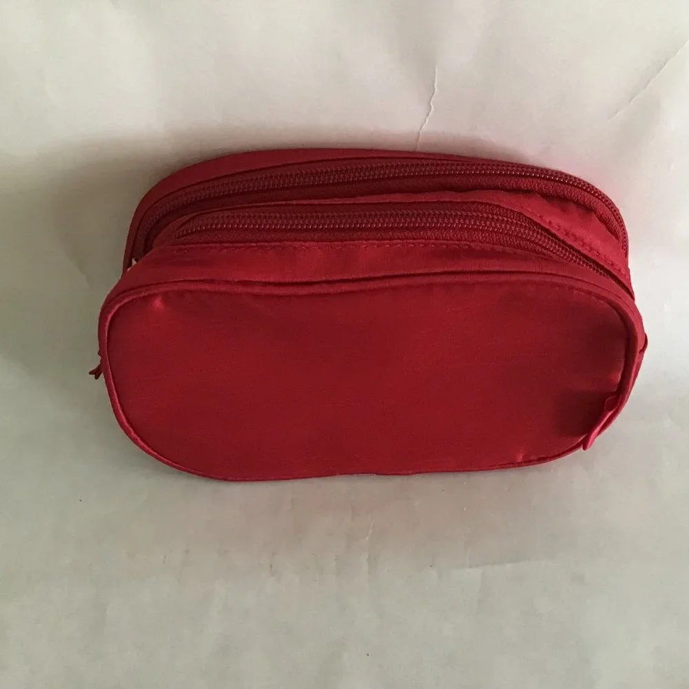 Shiseido red make up bag, travel bag - Picture 4 of 4